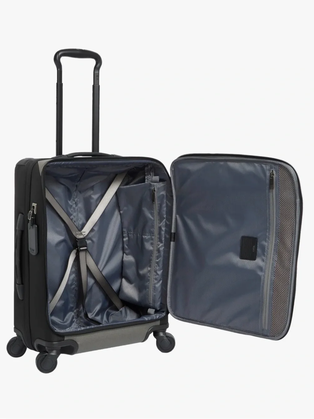 Tumi Merge Continental Front Lid 4 Wheeled Carry on Grey/Black